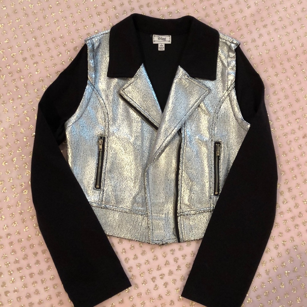 Girls D-Signed black & silver jacket